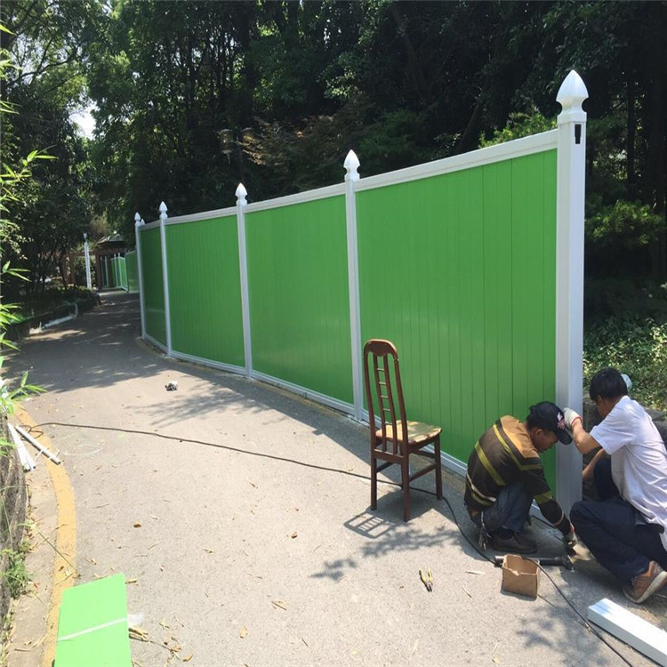 上海邊框式彩鋼圍擋圖片3